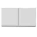 Ver imagem 7 de Armário Aéreo Madesa Glamy 120 cm 2 Portas Branco Cor:Branco