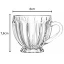 Ver imagem 2 de Jogo 6 Xícaras Vidro Cristal 200ml Renaissance Lyor Transpar