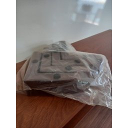 Pes de Sofa Tipo Cantoneira Marrom Kit 08 Pes com Parafusos - 4