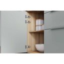 Ver imagem 2 de Armário de Cozinha Modulado Completa Marquesa Gourmet 5 Peças Nature/verde - Nesher