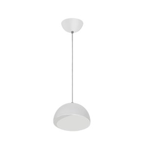 Lustre Pendente Luminária Sala Jantar Quarto Design 7743 3 Lâmpadas E27 Branca