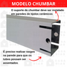 Suporte Pia Bancada 60 Cm De Chumbar Kit 3 Unidades - 3