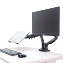Ver imagem 4 de Kit Suporte Articulado Monitor e Notebook Pistão F160n Elg + Bandeja Apoio Nbh-1