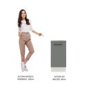 Ver imagem 6 de Balcão Armário de Cozinha 40 cm 1 Porta Branco/Cinza Agata Madesa