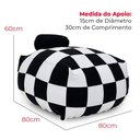 Ver imagem 5 de Puff Sensorial Grid Fofs Conforto Enchimento de Perolas Eps