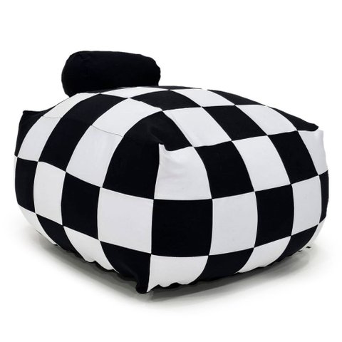 Puff Sensorial Grid Fofs Conforto Enchimento de Perolas Eps