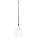 Ver imagem 1 de Pendente Aramado Esfera Balonê Branco Lustre Luminária Teto Regulável Sala Cozinha Industrial Agp Ag