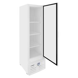 Expositor Vertical Tripla Ação Porta Cega 284 Litros Fricon VCET284-2C000 Branco 220V - 2