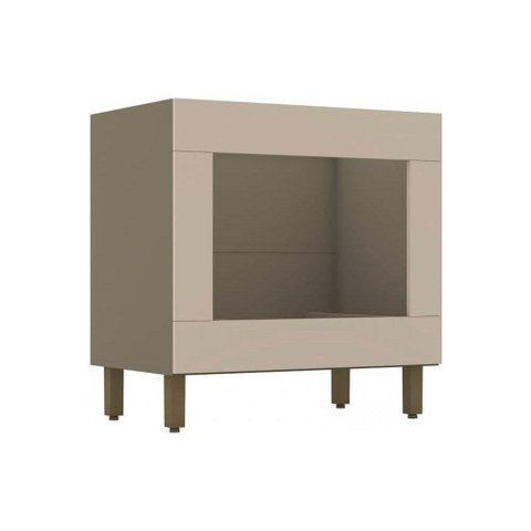 Balcão Cozinha P/cooktop Connect C/forno de Embutir 80x51x82cm Duna/cristal - Henn