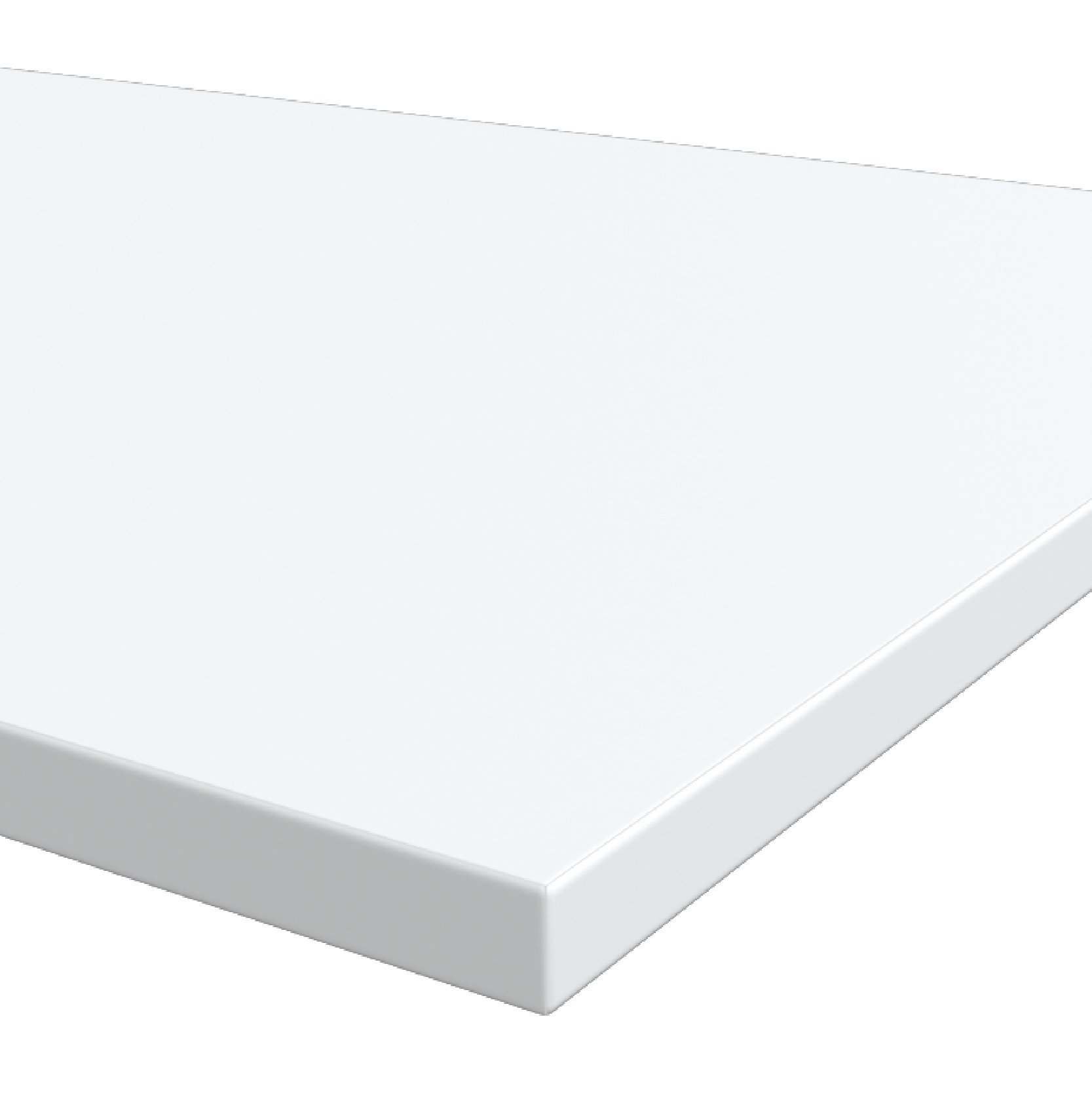 Tampo de Mesa Quadrado 90cm X 15mm 100% Mdf Rimo Branco - 2