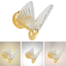 Luminária Arandela Parede 24cm Borboleta Dourada 7 Watts 3 Cores Metálica Gimpo Kjbd-083-gold - 4
