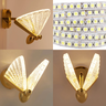 Luminária Arandela Parede 24cm Borboleta Dourada 7 Watts 3 Cores Metálica Gimpo Kjbd-083-gold - 10