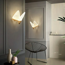 Ver imagem 5 de Luminária Arandela Parede 24cm Borboleta Dourada 7 Watts 3 Cores Metálica Gimpo Kjbd-083-gold