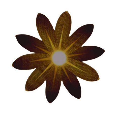 Luminária Teto tipo Pendente GIRASSOL MDF - Completa - Cor: Marrom