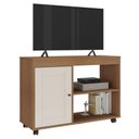 Ver imagem 2 de Rack para Tv 42 Pol 1p 91 Cm com Rodízios Cinamomo Off White Arly Cinamomo Off White
