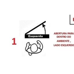 Porta Lambril 2,10x1,00 Com Visor, Friso E Puxador Esquerda - 2