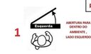 Ver imagem 2 de Porta Lambril 2,10x1,00 Com Visor, Friso E Puxador Esquerda