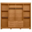 Ver imagem 4 de Guarda Roupa Casal Paranavai 8 Portas 6 Gavetas com Espelho Cinamomo - Santos Andirá