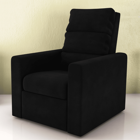 Poltrona Reclinável Lyon Veludo Cobre 69cm com Reclinação Manual para Sala e Quarto