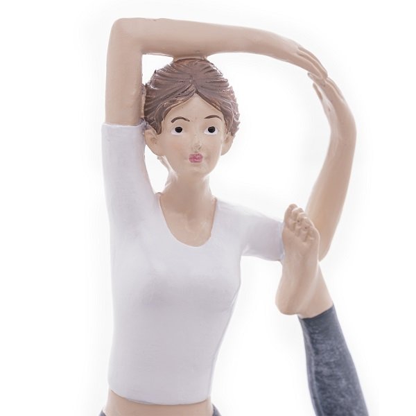 Figura Decorativa em Resina Yoga 14 X 5,5CM WOLFF - 4