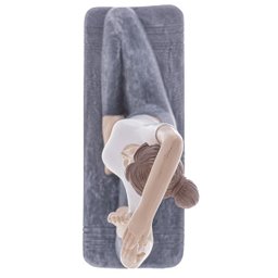 Figura Decorativa em Resina Yoga 14 X 5,5CM WOLFF - 2