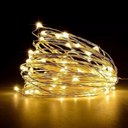 Ver imagem 2 de Kit Fio de Fada Micro Led Pilha 50 Lâmpadas Branco Quente Fixa 5 Metros 4 Unidades - Master Christma