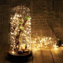 Ver imagem 6 de Kit Fio de Fada Micro Led Pilha 50 Lâmpadas Branco Quente Fixa 5 Metros 4 Unidades - Master Christma
