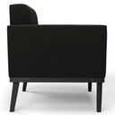 Ver mais imagens de Poltrona Decorativa Base Madeira Preto Ana Suede Preto - Ibiza
