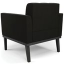 Ver imagem 7 de Poltrona Decorativa Base Madeira Preto Ana Suede Preto - Ibiza