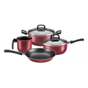 Ver imagem 1 de Conjunto Panelas Antiaderente Safira Cereja 4 Peças 5662 Mta