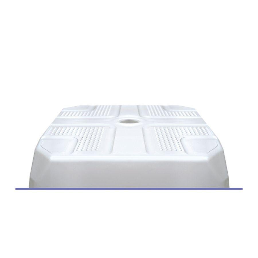 Kit 4 Banquetas Plástica para Área e Jardins Branca Arqplast - 3