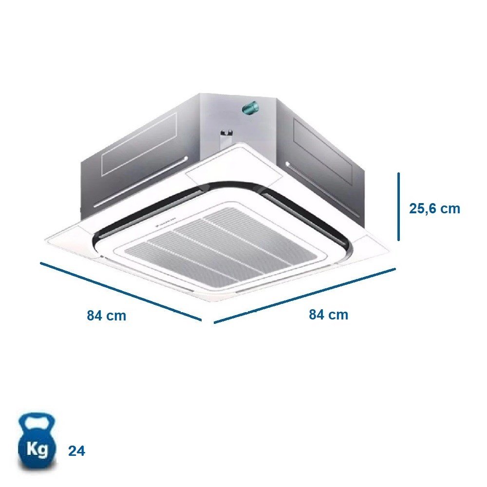 Ar Condicionado Cassete Daikin Sky Air 30000 Btus Quente e Frio 220v - 6