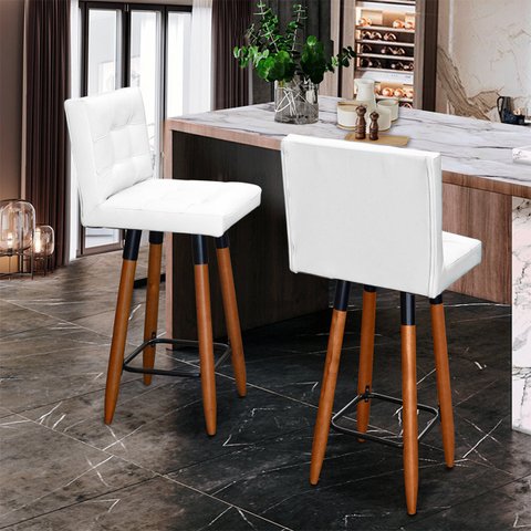 Kit 2 Banqueta Grace Para Cozinha Gourmet Ou Balcão Área Gourmet Pés Palito Corino