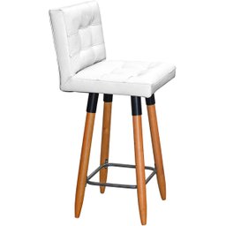Kit 2 Banqueta Grace Para Cozinha Gourmet Ou Balcão Área Gourmet Pés Palito Corino - 4