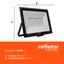 Ver imagem 3 de Refletor de Led 200w Luz Branca 110/220v 25.000h Fortled