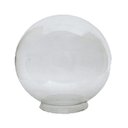 Ver imagem 3 de Poste de Jardim P23/1 com Globo de Vidro Transparente 15x28 2,16m em Aço Fosfatizado Branco