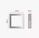 Ver imagem 4 de Lustre Plafon Led Áries 12w 28x28 Céu Estrelado 3000k Bivolt