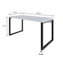 Ver imagem 4 de Mesa Diretor 150x70x75cm Yon YOME7150 Branco Tx - Est.Preta
