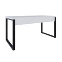 Ver imagem 7 de Mesa Diretor 150x70x75cm Yon YOME7150 Branco Tx - Est.Preta