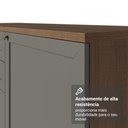 Ver mais imagens de Balcão de Cozinha 40 cm 1 Porta (sem Tampo) Rustic/Cinza Vik Madesa