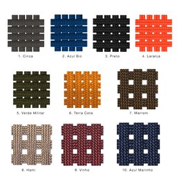 CONJUNTO PARA ÁREA - 01 POLTRONA E 01 PUFF - PARIS - 11