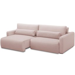 Sofá Retrátil Reclinável para Sala de Estar Living 210cm Sevilha F04 Veludo Rosê - Lyam Decor - 7