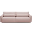 Ver imagem 3 de Sofá Retrátil Reclinável para Sala de Estar Living 210cm Sevilha F04 Veludo Rosê - Lyam Decor
