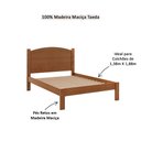 Ver imagem 3 de Cama Casal Madeira Maciça 1149c Bronze Castanho Finestra