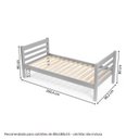 Ver imagem 4 de Beliche Multifuncional Elos 3 em 1 Flexível Casatema MadeiraOriginals Gray