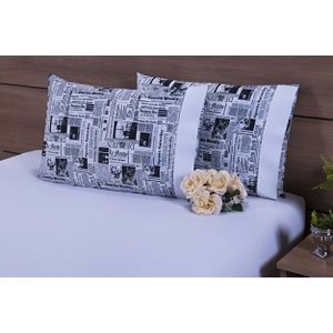 Jogo De Lençol Solteiro King 2 Peças 40cm Altura 150 fios