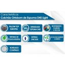 Ver imagem 3 de Colchão Casal Ortobom Espuma D45 Light (138x188x17) -