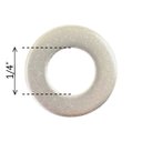 Ver imagem 3 de Arruela Inox Lisa Stein 1/4 Pacote 100 Peças Stein