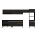 Ver imagem 6 de Cozinha Modulada Completa 357cm 6 Pçs com Balcão para Cooktop Veneza Multimóveis MP2272