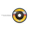 Ver imagem 1 de Disco Flap Fibra de Vidro Cônico (4 1/2x7/8) Grão 40